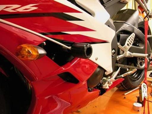 R&G Yamaha YZF-R6 Black Classic Style Crash Protectors