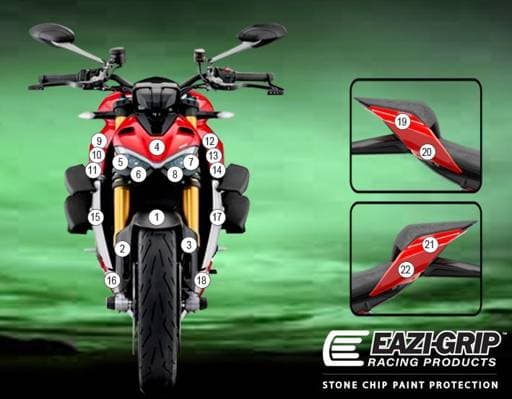 Eazi-Guard Ducati Streetfighter V4 2020 Gloss Paint Protection Film
