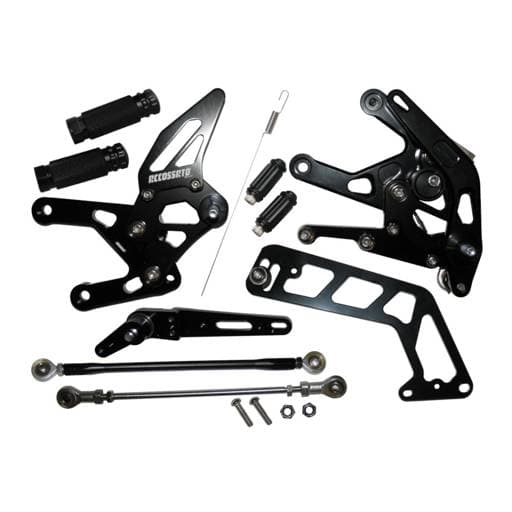 Accossato Kawasaki Z125 Pro 2015 - 2017 Adjustable Rearsets