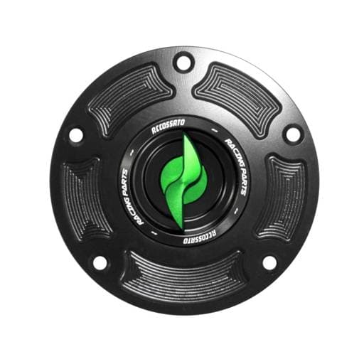 Accossato Ducati Panigale Monster Scrambler Quick Action Green Fuel Cap 