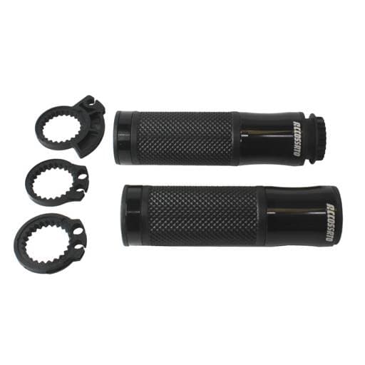 Accossato CNC Aluminium Black Racing Grips