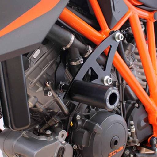Oggy Knobbs KTM 1290 Superduke R 14-19 Black Frame Sliders