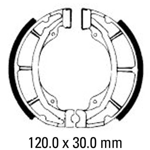Ferodo FSB729 Brake Shoe Set