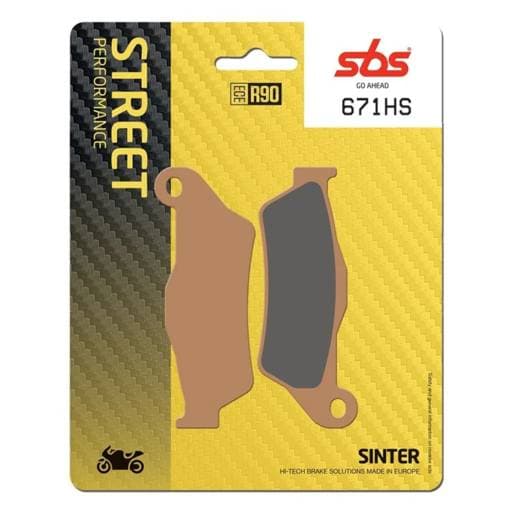 SBS Sintered Road Front Brake Pads - 671HS