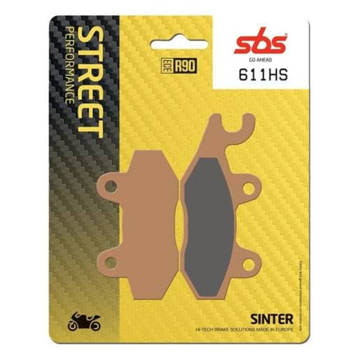 SBS Sintered Road Front Brake Pads - 611HS