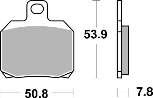 SBS Ceramic Front / Rear Brake Pads - 730HF