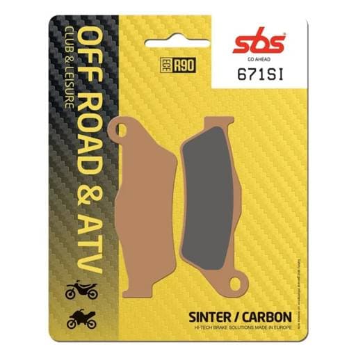 SBS Sintered Offroad Front / Rear Brake Pads - 671SI