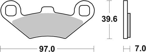 SBS Ceramic Front / Rear Brake Pads - 716HF