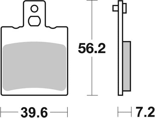 SBS Ceramic Front / Rear Brake Pads - 824HF