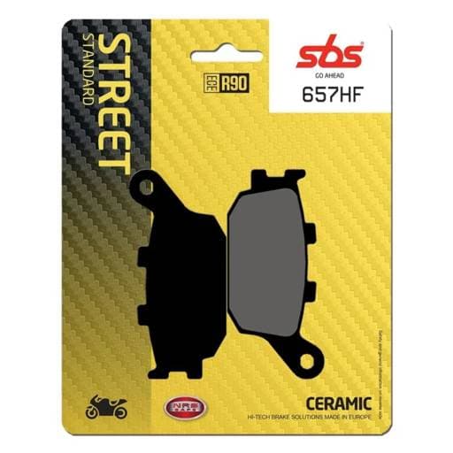 SBS Ceramic Front / Rear Brake Pads - 657HF