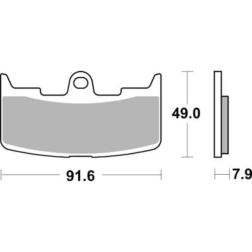 SBS Ceramic Front / Rear Brake Pads - 795HF