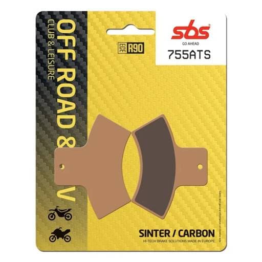 SBS Sintered ATV Front / Rear Brake Pads - 755ATS