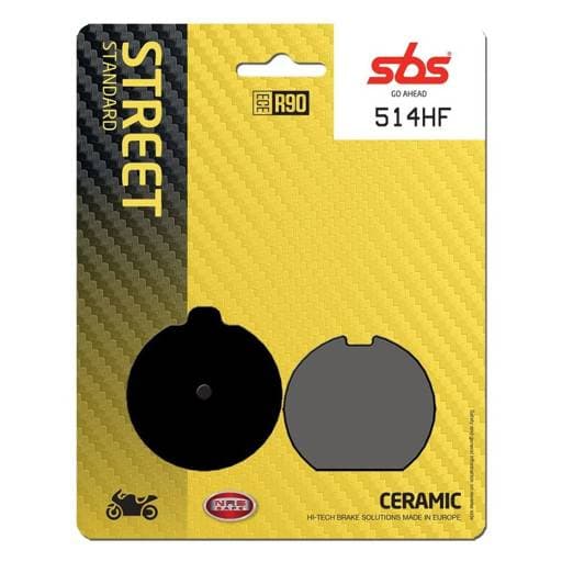 SBS Ceramic Front / Rear Brake Pads - 514HF