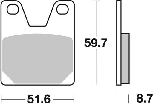 SBS Ceramic Front / Rear Brake Pads - 733HF