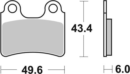 SBS Ceramic Front / Rear Brake Pads - 802HF