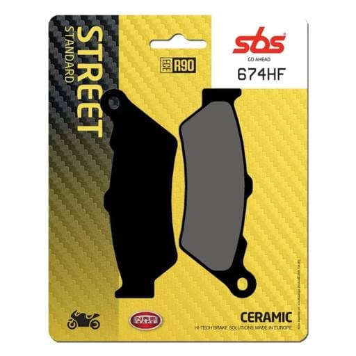 SBS Ceramic Front / Rear Brake Pads - 674HF