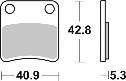 SBS Ceramic Front / Rear Brake Pads - 879HF