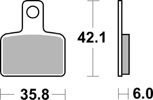 SBS Ceramic Front / Rear Brake Pads - 895HF