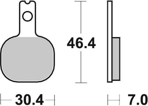 SBS Dual Carbon Racing Front Brake Pads - 655DC