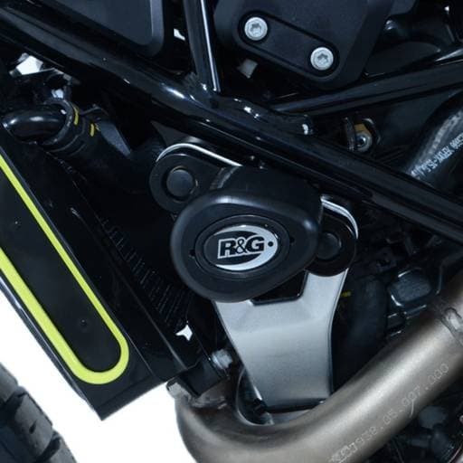 R&G Husqvarna Vitpilen/Svartpilen 401 18-/Svartpilen 21 Black Aero Style Crash Protectors