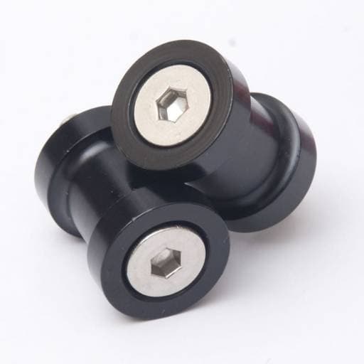 R&G Black M8 Paddock Stand Bobbins