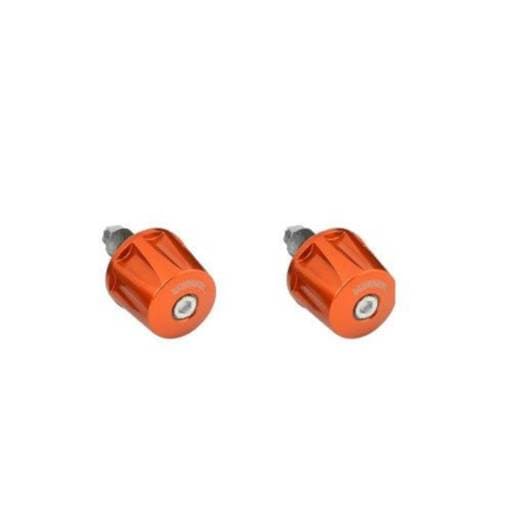 Accossato TK001 Aluminium 12-20mm Orange Handlebar Ends