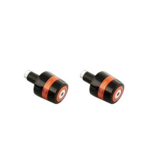 Accossato TK002 Aluminium 12-20mm Orange Handlebar Ends