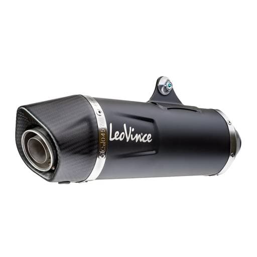 LeoVince Nero Kawasaki Versys 1000 19-22 Black Stainless Slip On Exhaust