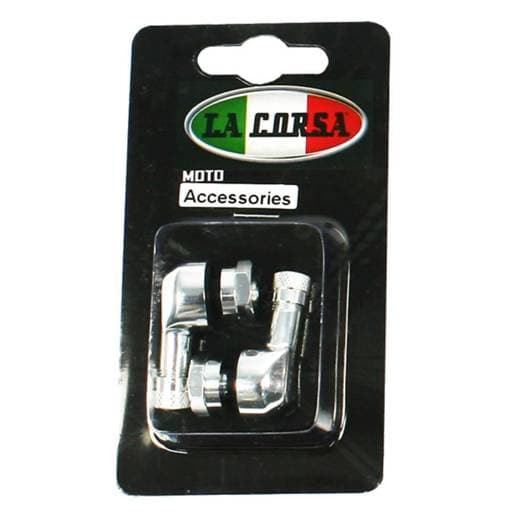 La Corsa 8.3mm Silver Tubeless Valve Stem (Pair)