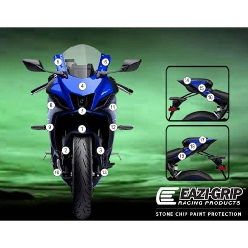 Eazi-Guard Yamaha YZF-R7 2022 Gloss Paint Protection Film