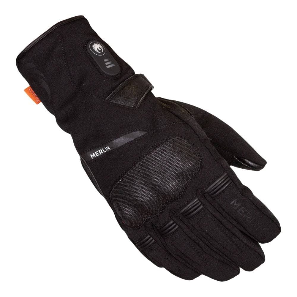 Merlin Summit Heated Black Gloves
