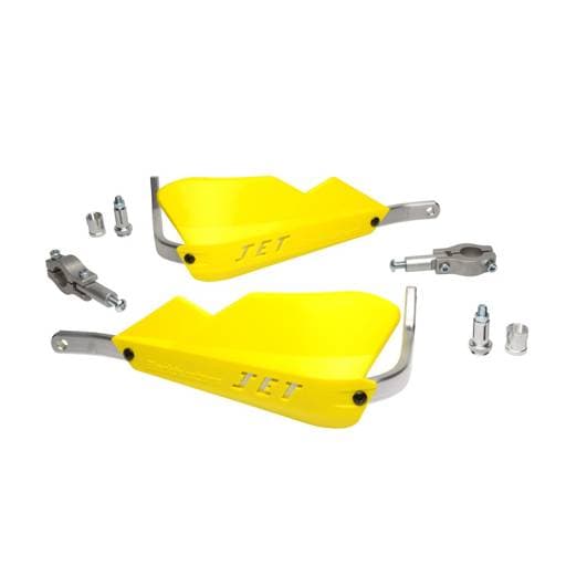 Barkbusters Jet Two Point Mount Straight 22mm Yellow Handguards
