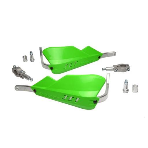 Barkbusters Jet Two Point Mount Straight 22mm Green Handguards