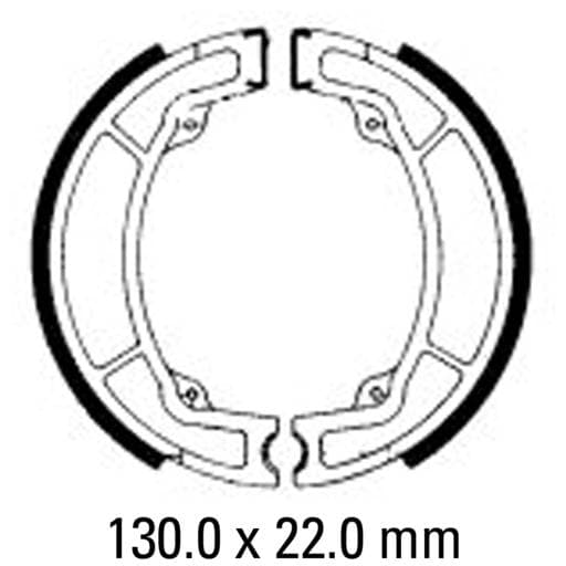 Ferodo FSB913 SLS Brake Shoe Set