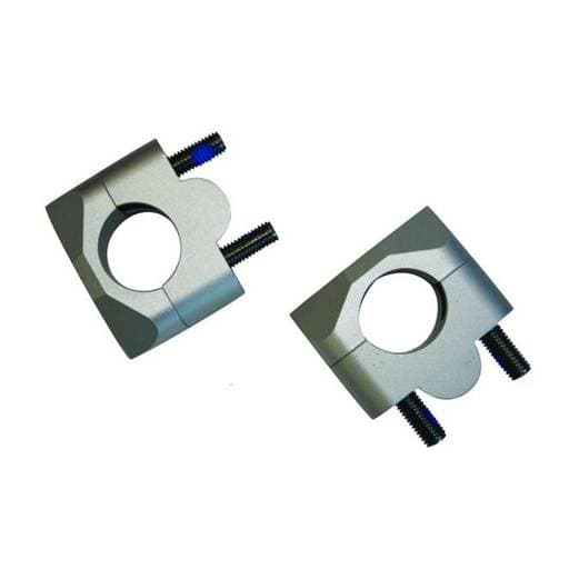 CPR 22mm Silver Tapered Handlebar Clamp Kit