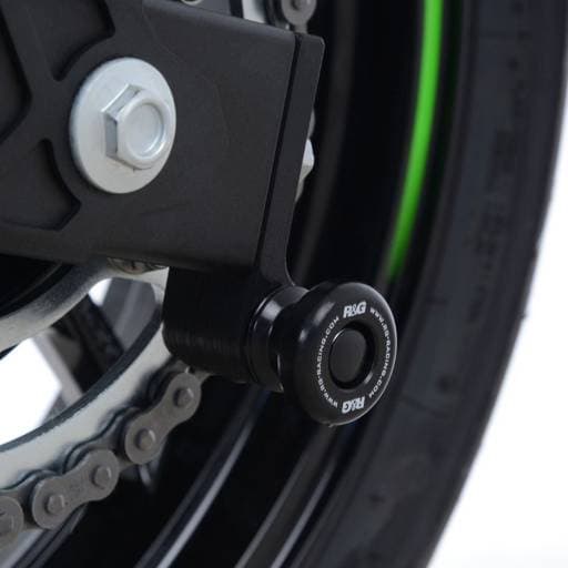 R&G Kawasaki Ninja 125/Z125/250/Z250/300/400/Z400/Versys-X 250/300 Black Offset Cotton Reels