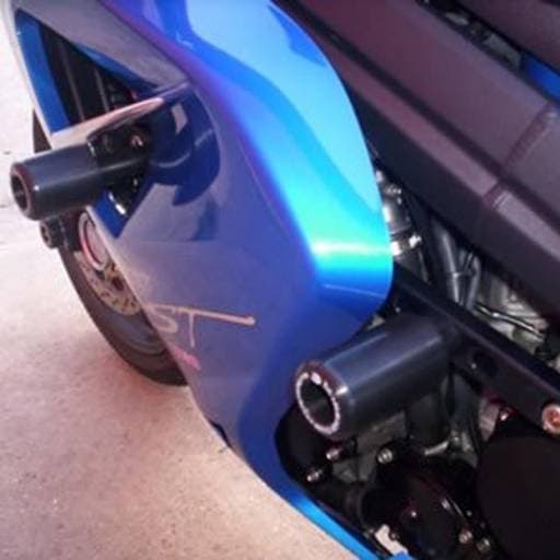 R&G Triumph Sprint ST 05-07 Black Classic Style Crash Protectors