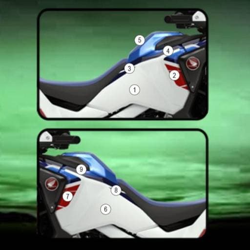 Eazi-Guard Honda Africa Twin Adventure Sports Gloss Tank Protection Film