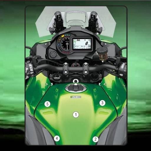 Eazi-Guard Kawasaki Versys 1000 Gloss Tank Protection Film
