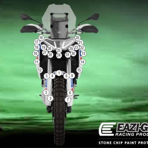 Eazi-Guard Aprilia Tuareg 660 Gloss Paint Protection Film
