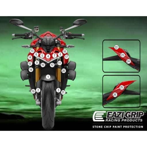 Eazi-Guard Ducati Streetfighter V4 S SP 2023 Gloss Paint Protection Film