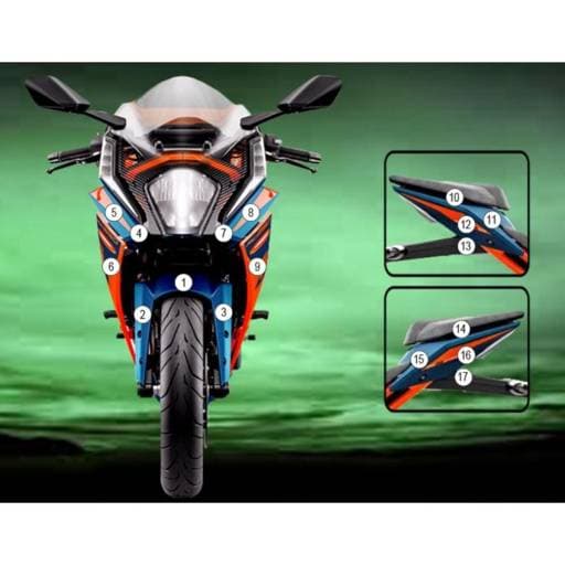 Eazi-Guard KTM RC390 Gloss Paint Protection Film