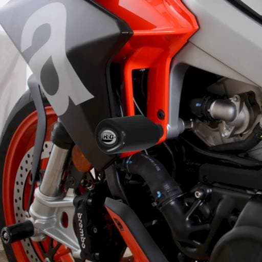 R&G Aprilia Tuono 660 21-23 Black Aero Style Crash Protectors