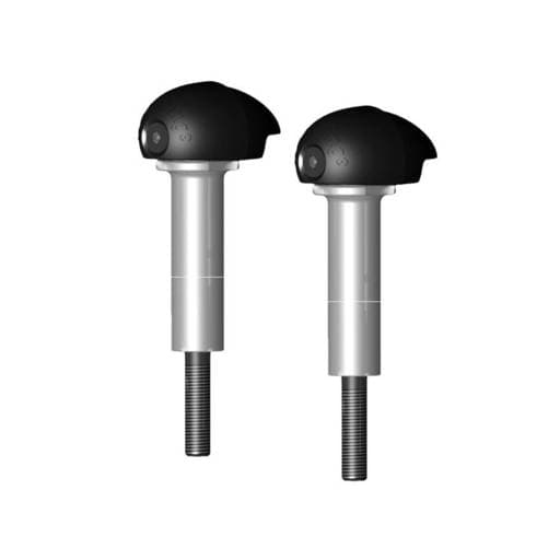 GBRacing Kawasaki Z900 Bullet Frame Slider Set (Street) with GoPro Camera Mount