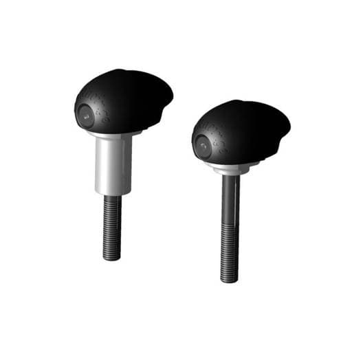 GBRacing Kawasaki ZX-10R Bullet Frame Sliders (Race) with GoPro Camera Mount