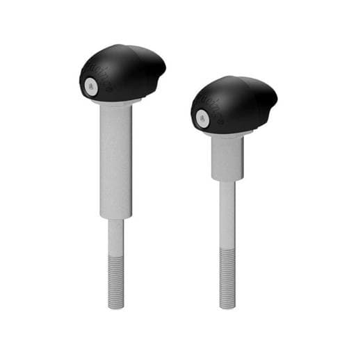 GBRacing Kawasaki ZX-4R RR Bullet Frame Sliders (Street) with GoPro Camera Mount