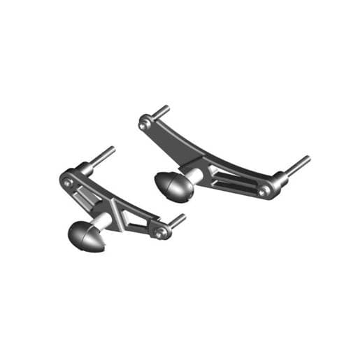 GBRacing Triumph Daytona 675 Street Triple Frame Sliders (Street) with GoPro Camera Mount