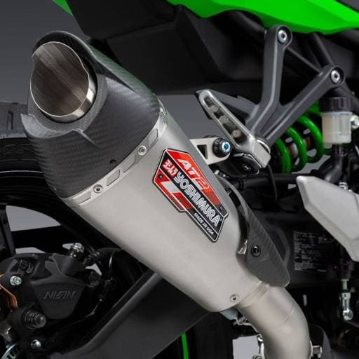 Yoshimura AT2 Kawasaki ZX-4RR Stainless Slip On Exhaust
