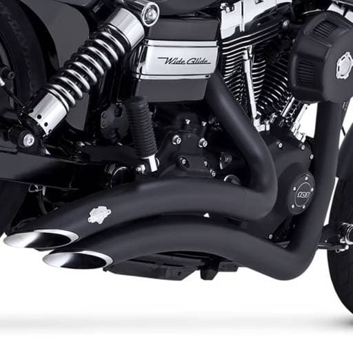 Vance & Hines Big Radius 2-2 Softail 18-22 Black Full Exhaust System