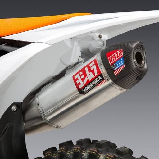 Yoshimura RS-12 KTM/Husqvarna 250/350/450 (2023-2024) Stainless Slip On Exhaust